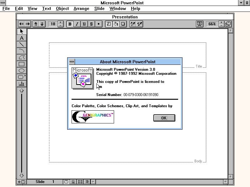 Microsoft Powerpoint 3 - About